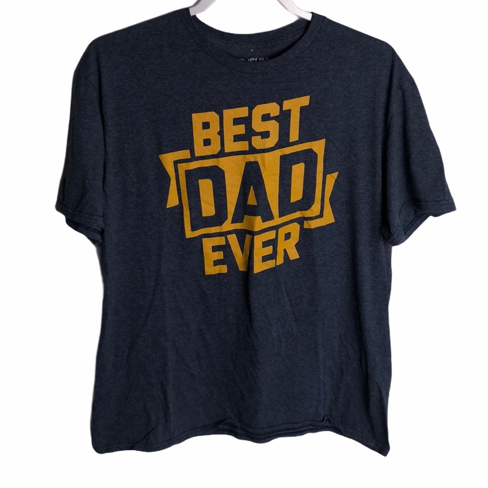 Best Dad Ever Short Sleeve Shirt Size L